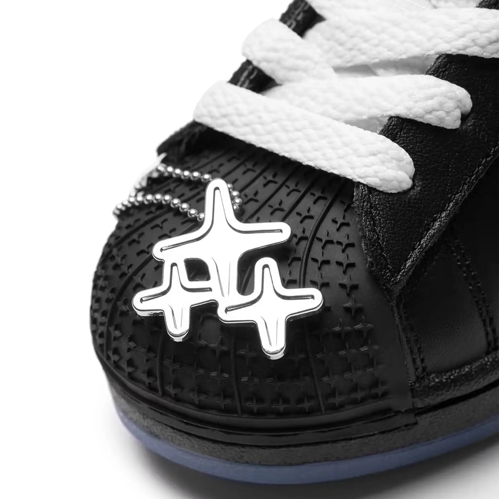 Adidas Superstar II Sneakers - Black & Metrolink Blue | Drama Call Collaboration | Casual & Streetwear Fashion Shoes for Men & Women | Perfect for Everyday Wear & Urban Style