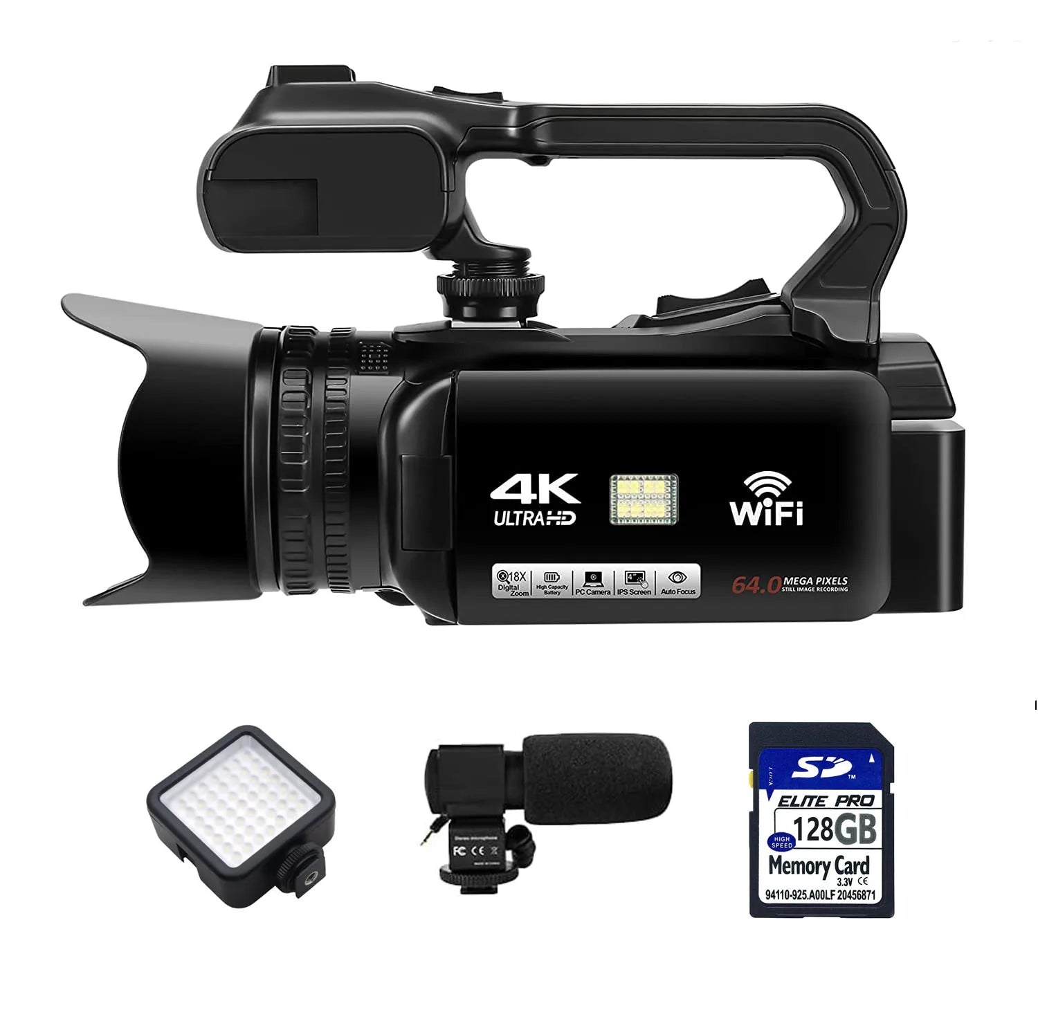 Camera + SD + Mic + LED