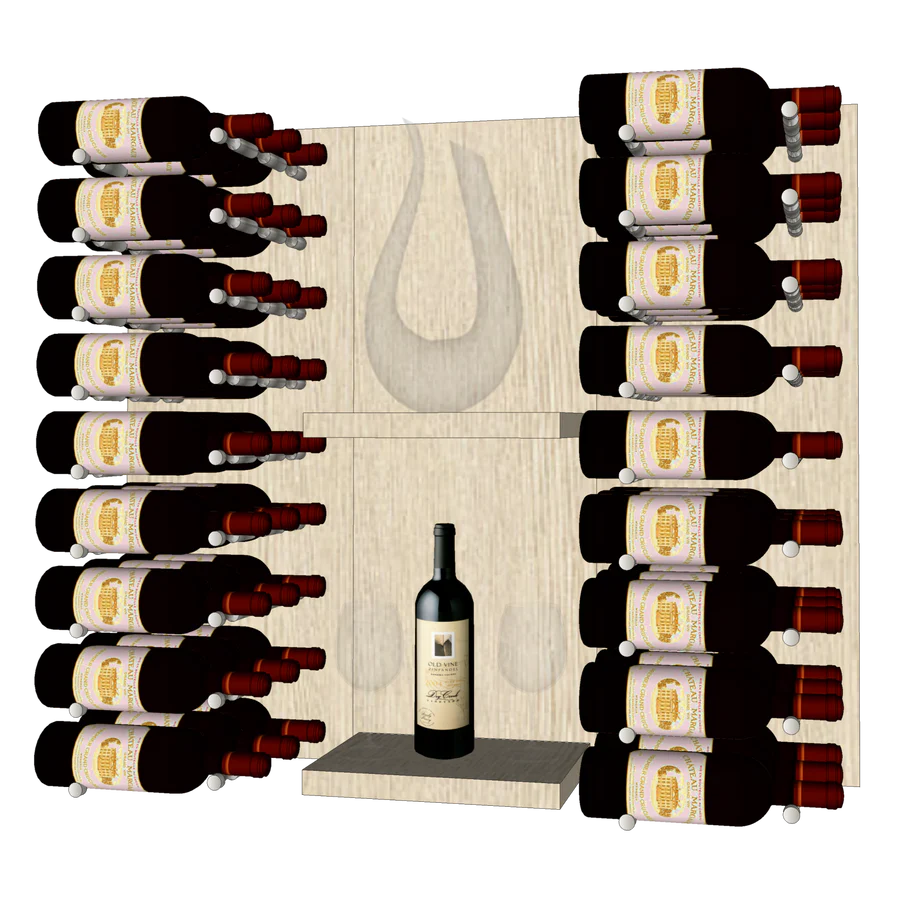Blue Grouse THE WINE BAR MINI VINdustry Wine Wall - Premium Wine Storage Rack for Home Bars, Restaurants & Wine Cellars - Perfect for Displaying Wine Bottles in Style