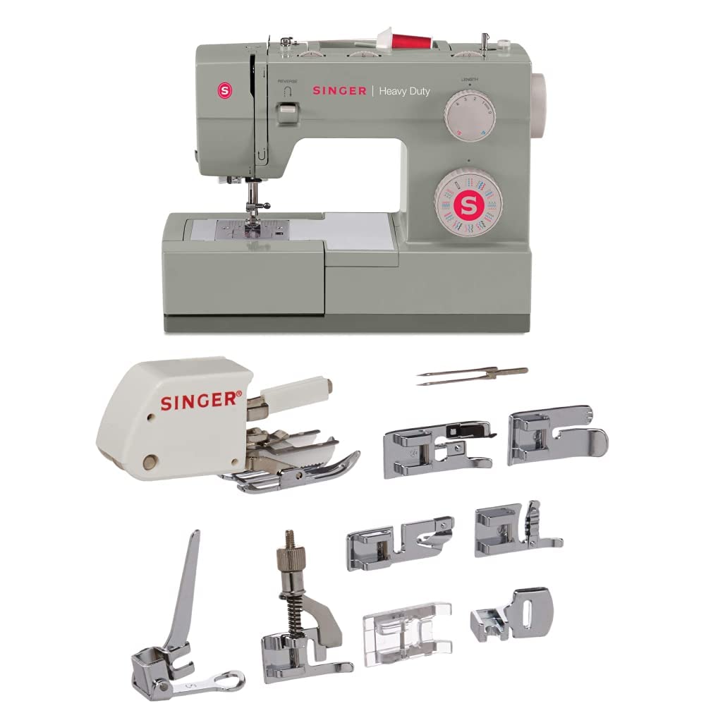SINGER 4452 Heavy Duty Sewing Machine with 32 Built-in Stitches - Perfect for Quilting, Dressmaking & Home DIY Projects