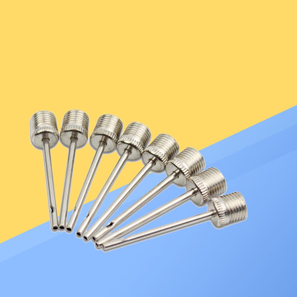 10Pcs Metallic Ball Inflation Needles - Air Pump Accessories for Sports Balls (Football, Basketball, Soccer, Volleyball) - Perfect for Home, Gym & Field Equipment Maintenance