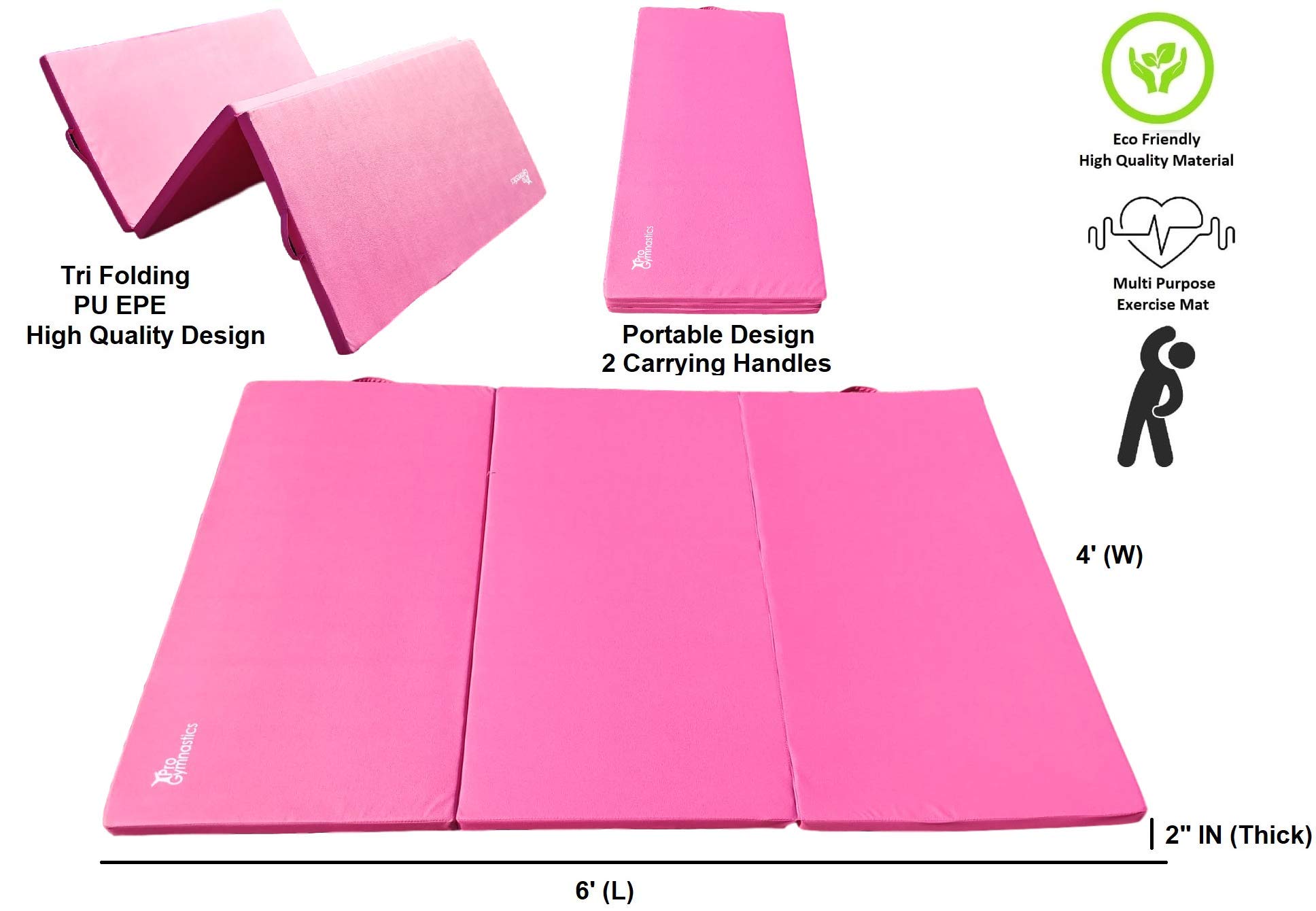 **Adjustable Kids Gymnastics Bar 3-in-1 Set with Balance Tube & 6'x4' Tumble Mat – Expandable Height 3-5 FT, Horizontal & Asymmetric Bar for Junior Gymnasts – Perfect for Home Training, Playrooms & Backyard Practice (Pink)**