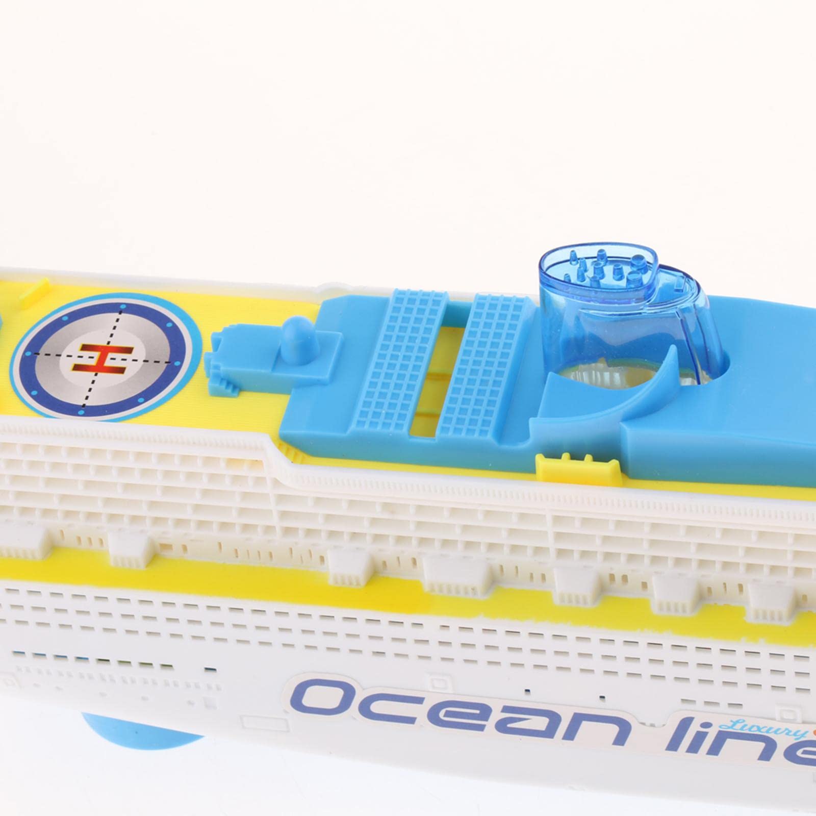 Electric Boat Toy with LED Lights - Remote Control RC Speed Boat for Kids & Adults - Perfect for Pool, Lake, and Bathtub Water Play