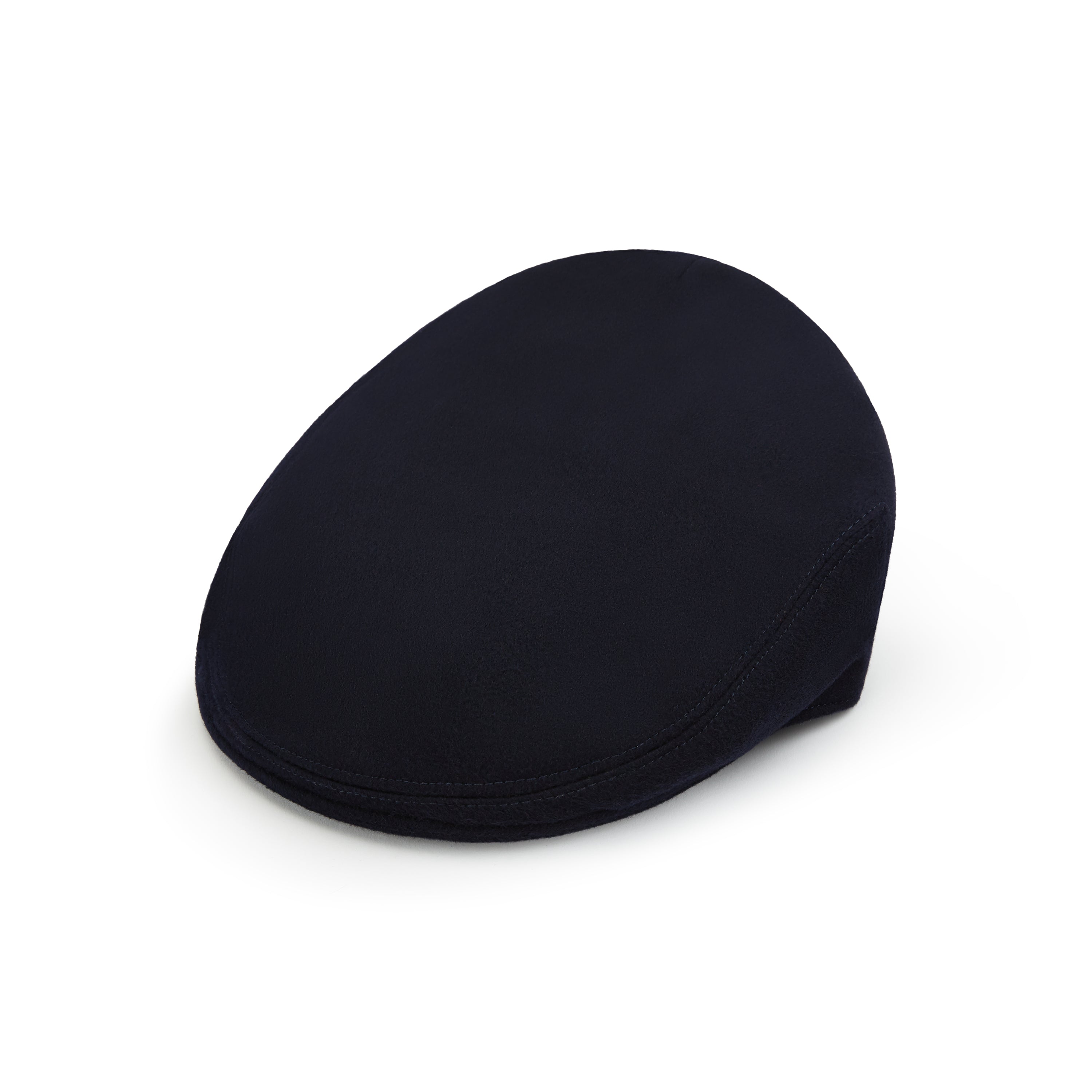 Premium Heydon Navy Wool Cashmere Flat Cap for Men - Classic Winter Hat with Ear Flaps - Perfect for Outdoor Activities, Hiking, and Casual Wear