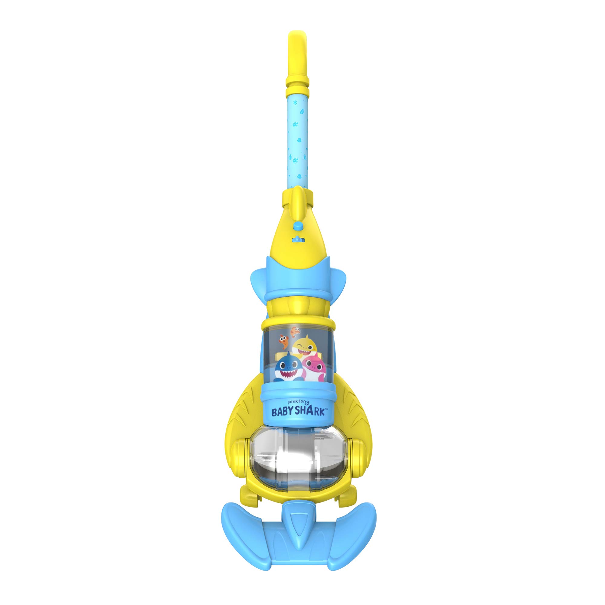 Pinkfong Baby Shark Kids Vacuum Cleaner Toy - Functional Toddler Vacuum with Lights & Realistic Sounds - Pretend Play Cleaning Toy for Boys & Girls Ages 2-5 - Perfect for Imaginative Play & Early Childhood Development