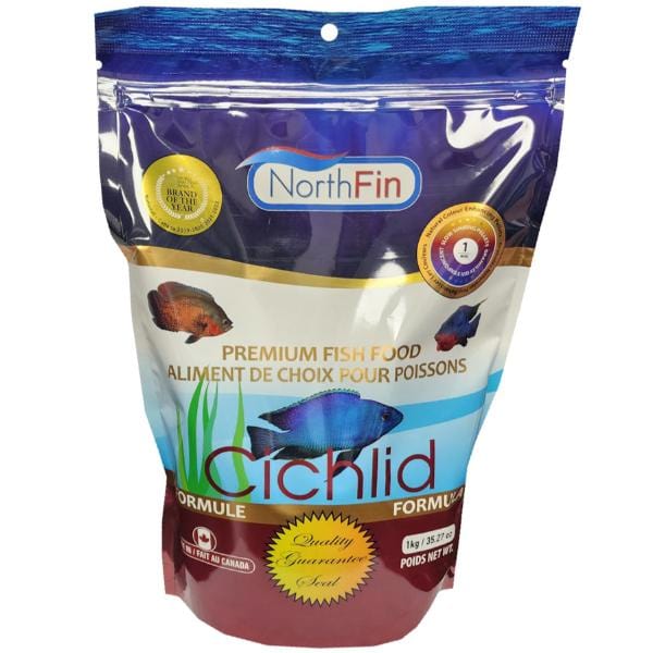 NorthFin Cichlid Formula Premium Fish Food - High Protein Pellets for African & South American Cichlids - Ideal for Aquarium, Pond & Tropical Fish Tanks