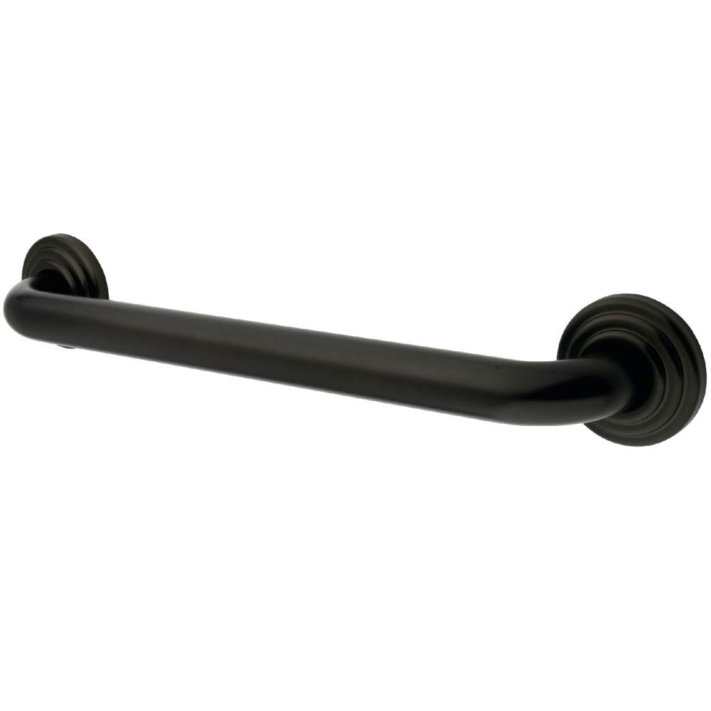 Kingston Brass DR314325 Designer Grab Bar - 32-Inch Oil Rubbed Bronze Bathroom Safety Bar with 1.25-Inch Outer Diameter for ADA Compliant Showers & Bathrooms | Modern Restoration Decor for Elderly & Disabled Accessibility