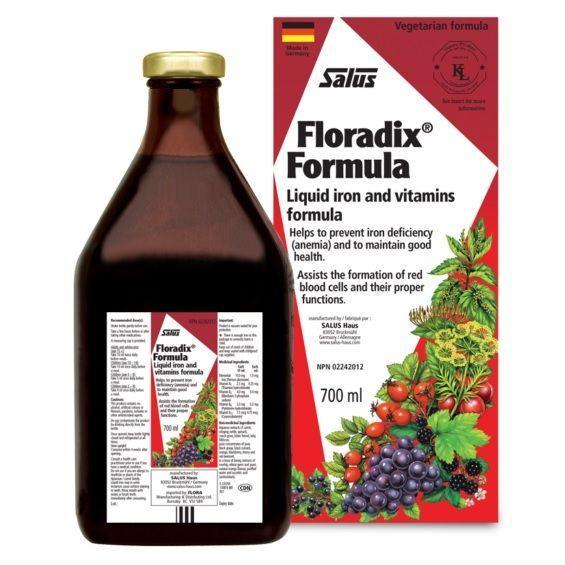 Floradix Liquid Iron & Vitamin Formula 700mL - Herbal Supplement for Energy & Vitality - Ideal for Anemia Support & Daily Wellness