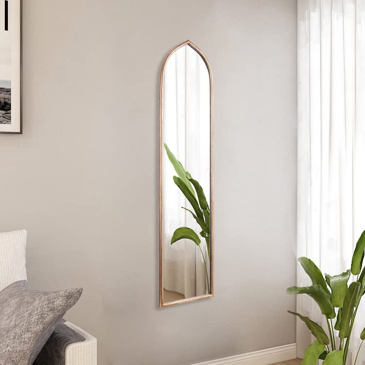 Gold Arched Full-Length Mirror - 12