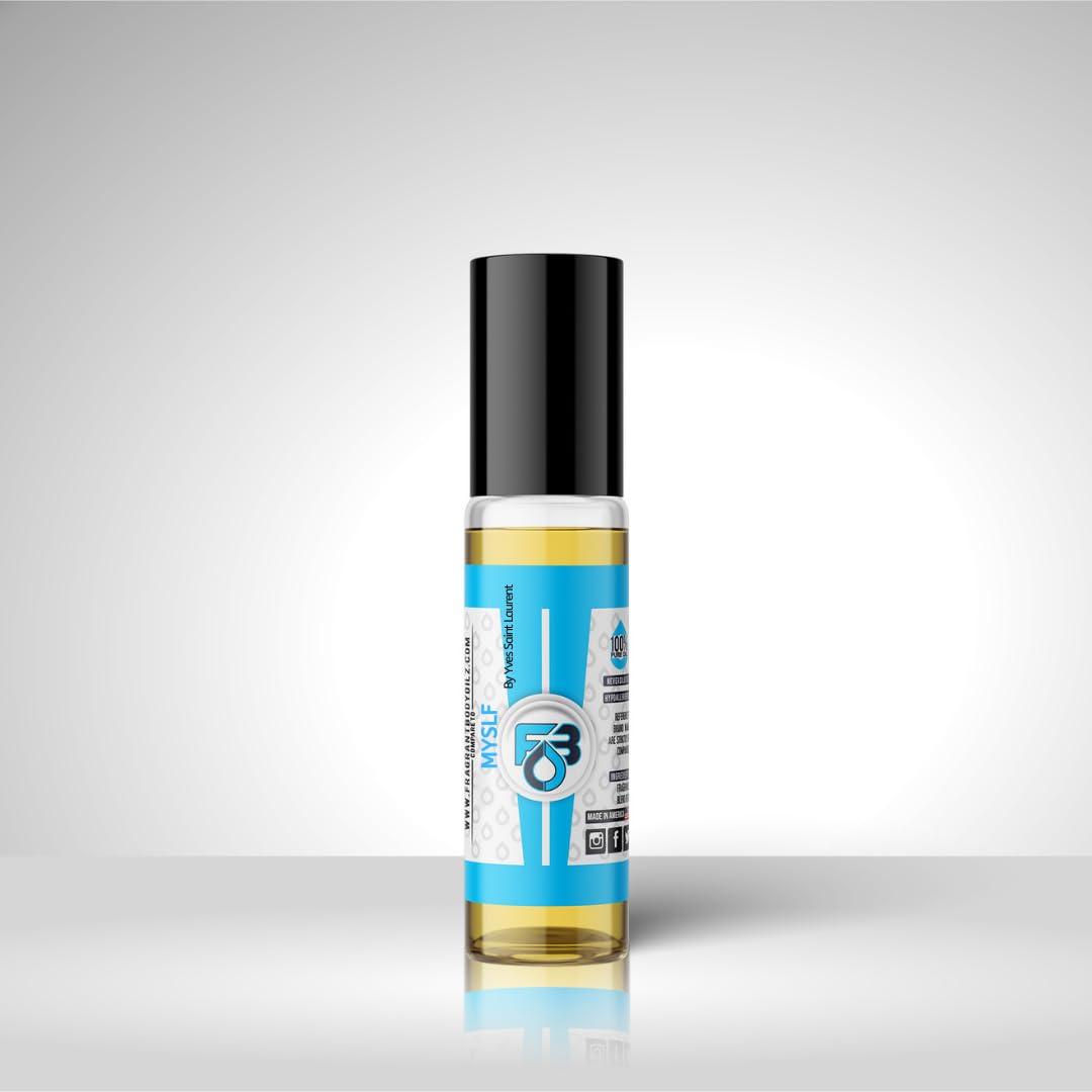 MYSLF Fragrance Body Oil - 100% Pure Perfume Oil for Women & Men, Alcohol-Free & Undiluted | Long-Lasting Scent for Daily Wear, Date Nights & Special Occasions