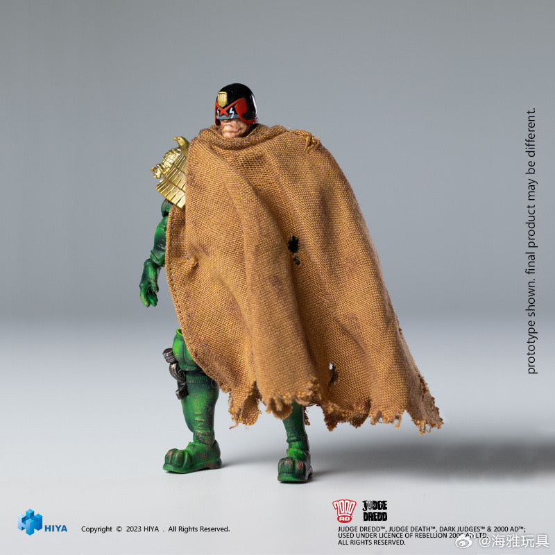 1/18 HIYA 4-Inch Action Figure - Exquisite Mini Series Cursed Earth Judge Dredd Collectible Toy for Display & Play | Perfect for Comic Fans & Collectors