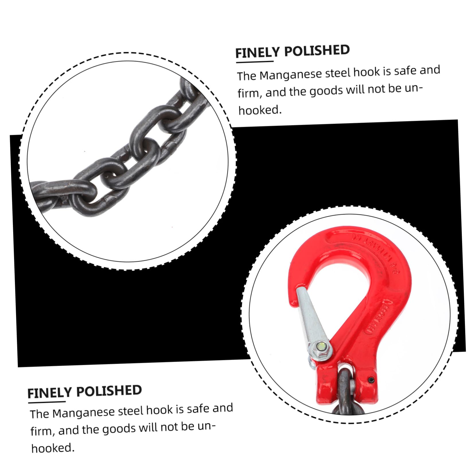 GANAZONO Heavy Duty Lifting Chain Sling - 1/4