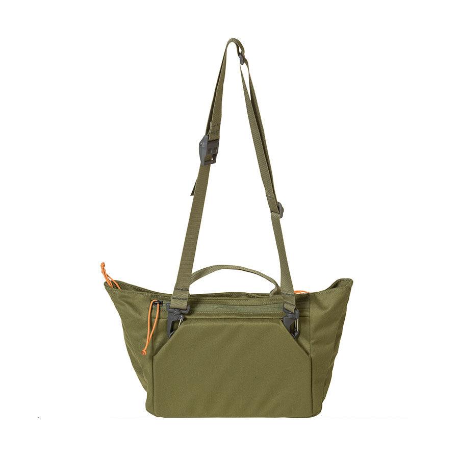 Mystery Ranch Mini Mart Shoulder Bag - Durable Outdoor Daypack for Hiking, Travel & Everyday Use - Forest Green