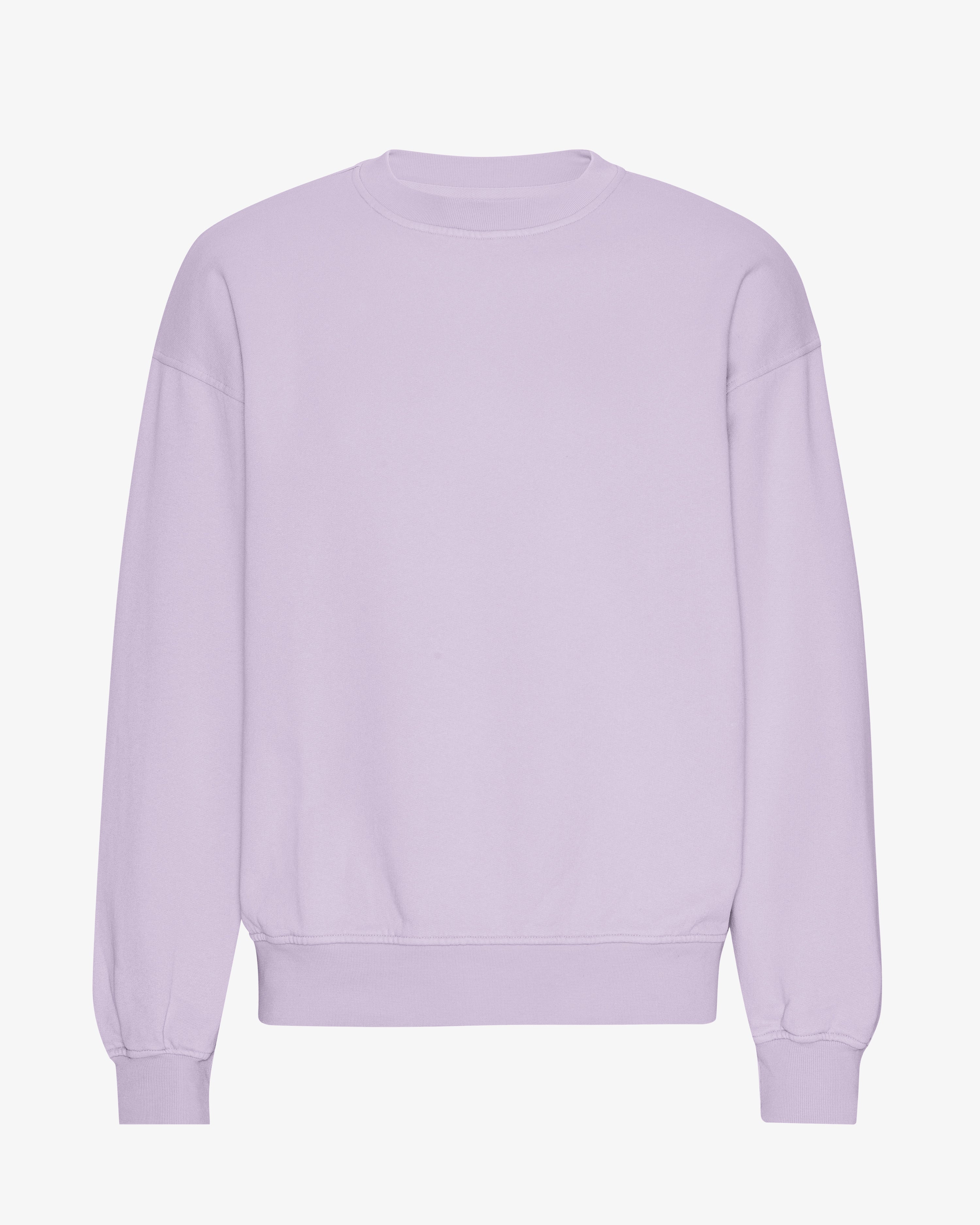 Organic Oversized Crewneck Sweatshirt - Soft Lavender Color | Cozy Loungewear for Women | Perfect for Casual Wear, Yoga & Relaxing at Home