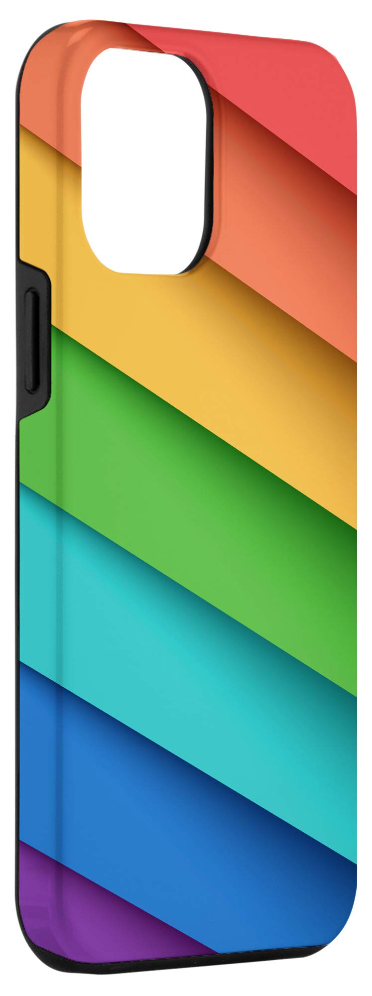 Rainbow Gay Pride LGBT Flag iPhone 12 Pro Max Case - Durable Protective Cover for Boys & Girls | Perfect for Pride Parades, LGBTQ+ Events & Everyday Use