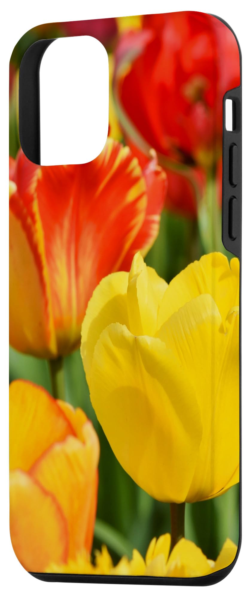 Premium iPhone 12 Mini Tulip Flower Case - Slim Protective Phone Cover with Floral Design for Women & Girls - Perfect for Everyday Use, Travel & Gifting