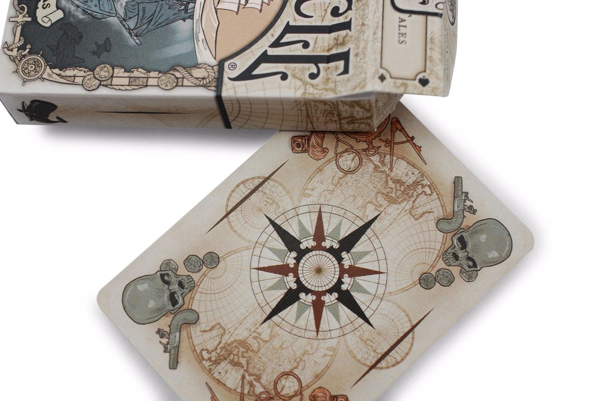 Bicycle® Seven Seas Playing Cards - Premium Quality Poker Cards for Magic Tricks, Cardistry & Casino Games - Perfect for Professional Magicians, Card Players & Collectors