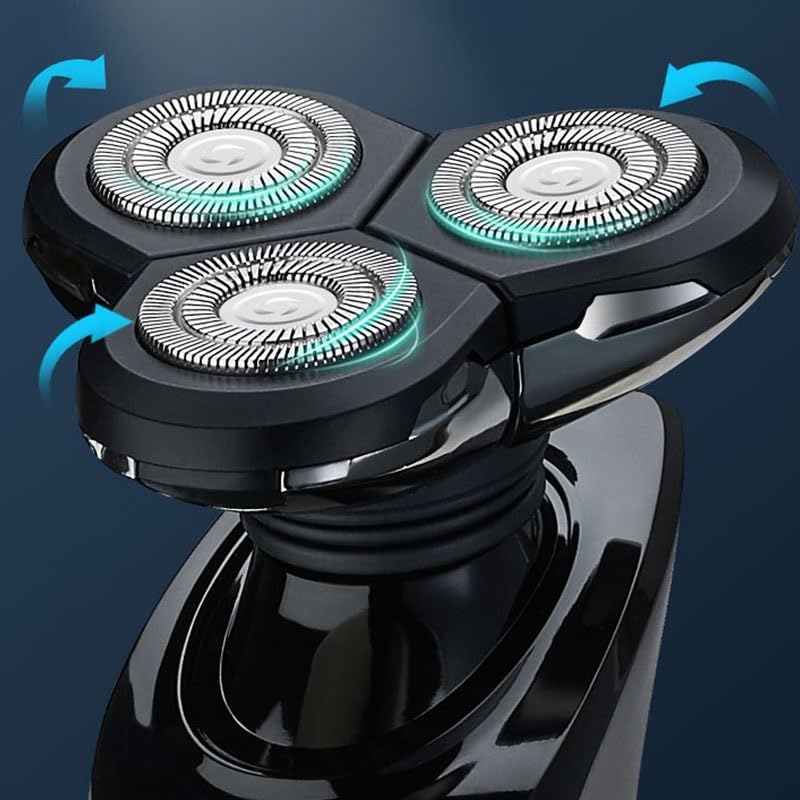 Waterproof Electric Head Shaver for Bald Men - Rechargeable Wet/Dry LCD Razor with Beard Trimmer | Perfect for Travel, Gym & Daily Grooming Routine