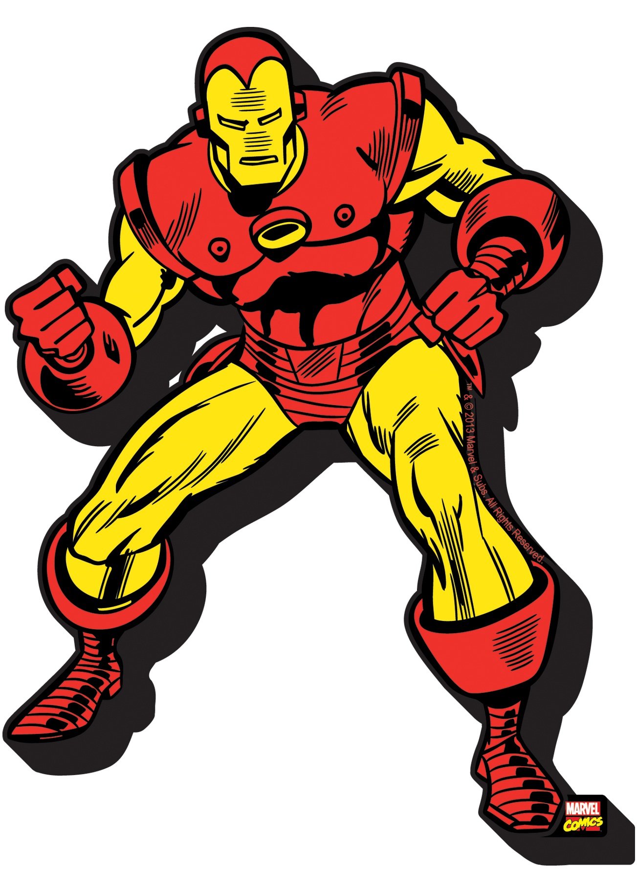 Marvel Iron Man Funky Chunky Magnet - AQUARIUS Collectible Toy for Kids & Adults | Perfect for Fridge, Lockers, Office & Home Decor