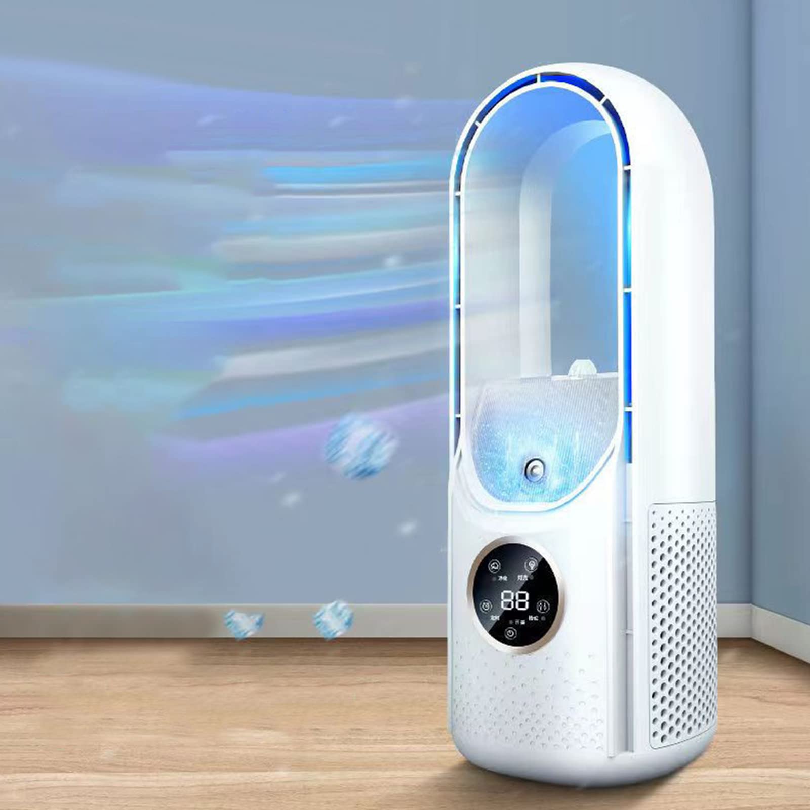 Portable Air Conditioner Fan - 6 Speeds for Room, Office & Dorm Cooling