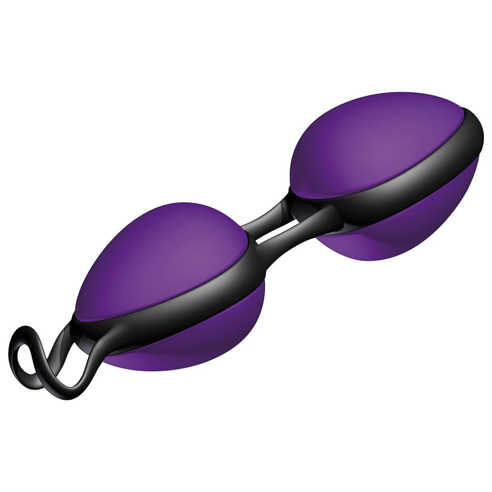 JOYDIVISION Joyballs Secret Duo - Purple Love Balls | Silicone/TPE Vaginal Exercise Balls for Pelvic Floor Fitness & Pleasure | Water & Silicone Lube Compatible | Strengthen Core & Enhance Intimacy