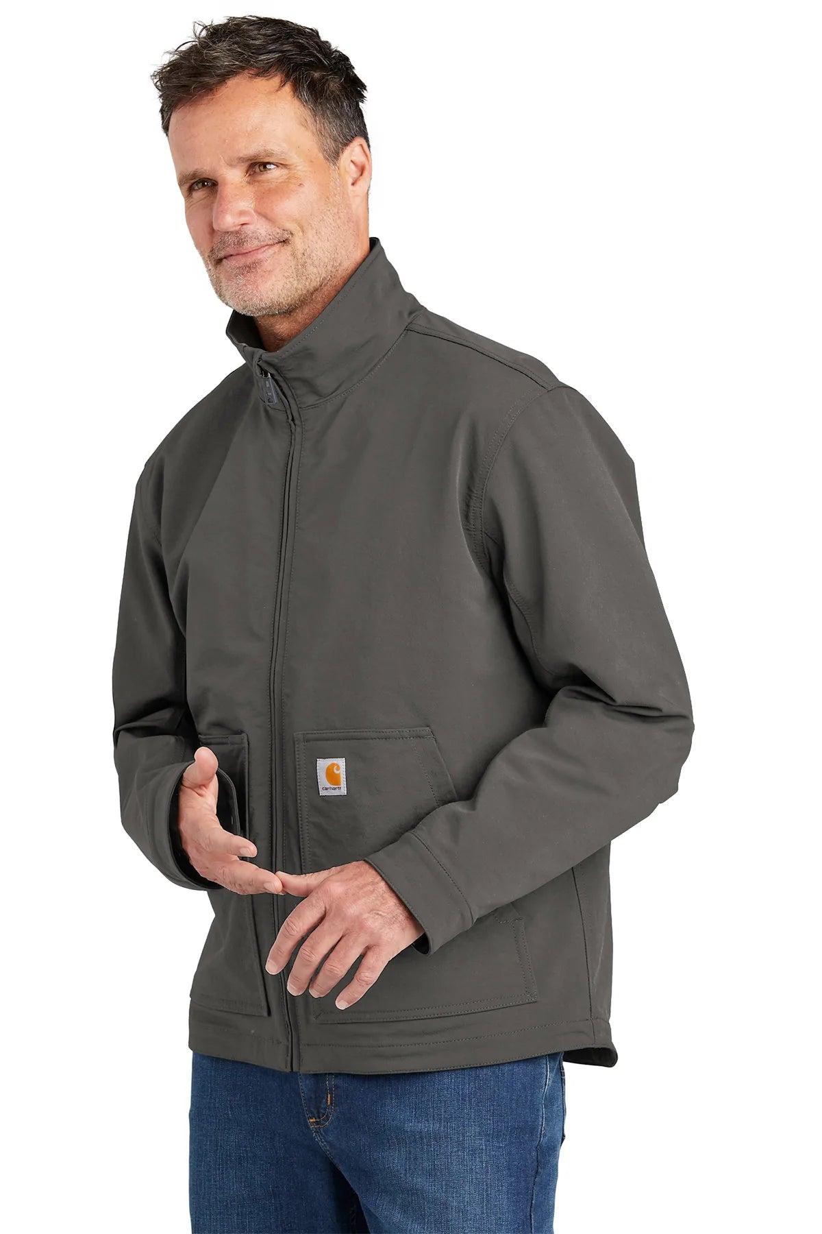 Carhartt Super Dux Soft Shell Jacket for Men - Waterproof Windproof Work Jacket - Durable Outdoor Workwear for Construction, Hiking & Winter Activities