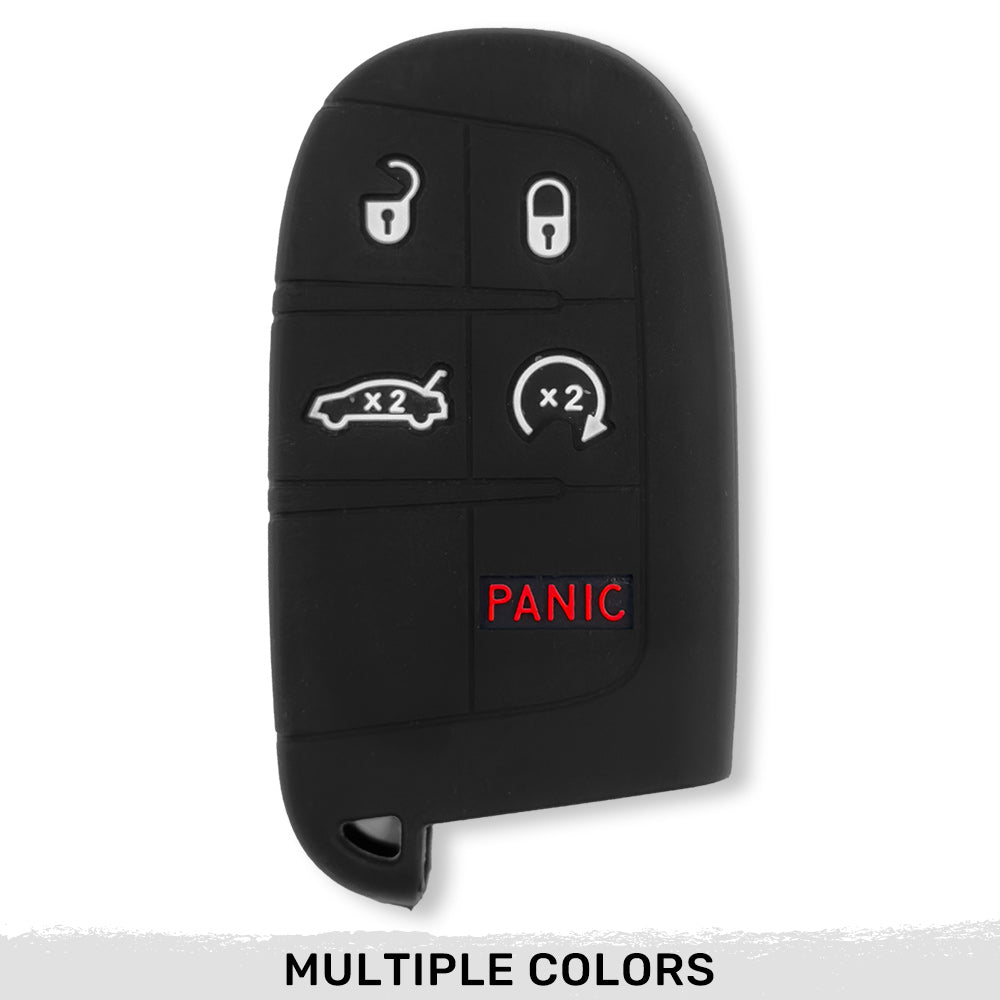 Dodge RAM 2013-2018 Key Fob Cover - 100% Silicone Rubber Protective Case - Anti-Scratch & Shockproof - Multiple Color Options - Perfect for Daily Use & Car Protection