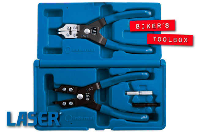 Professional Internal and External Circlip Pliers Set - Snap Ring Pliers Kit for Automotive, Machinery & DIY Repairs - Perfect for Engine, Transmission, and Industrial Maintenance