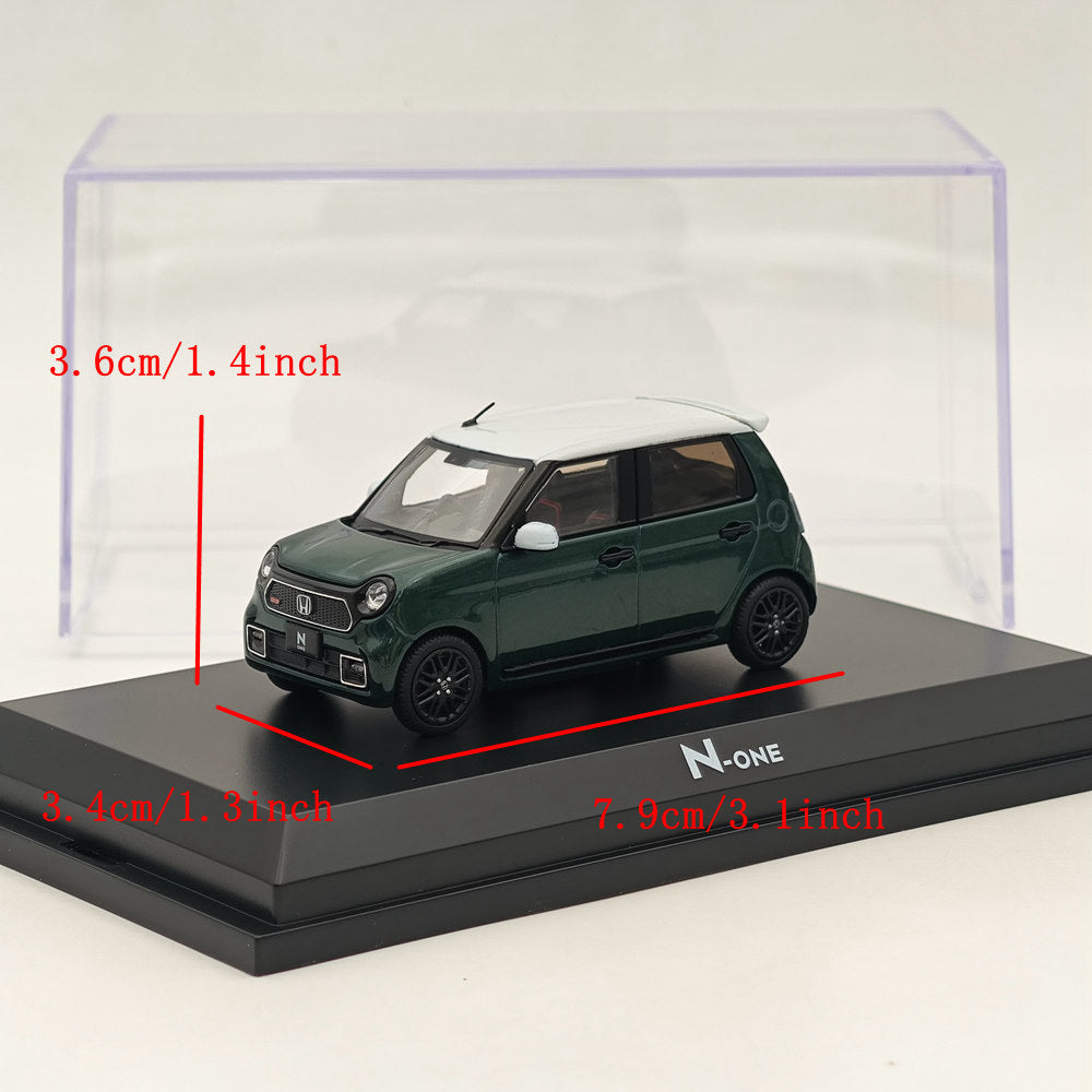 1/43 Scale Hobby Japan Honda N ONE RS British Green Diecast Model Car HJ432001GR - Collectible Miniature Car for Display, Gifts, and Car Enthusiasts
