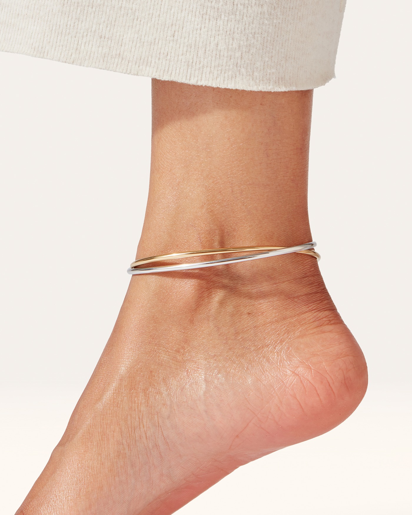 Dane Anklet Stack - Elegant Layered Ankle Bracelets for Women | Perfect for Beach, Summer & Boho Style Outfits