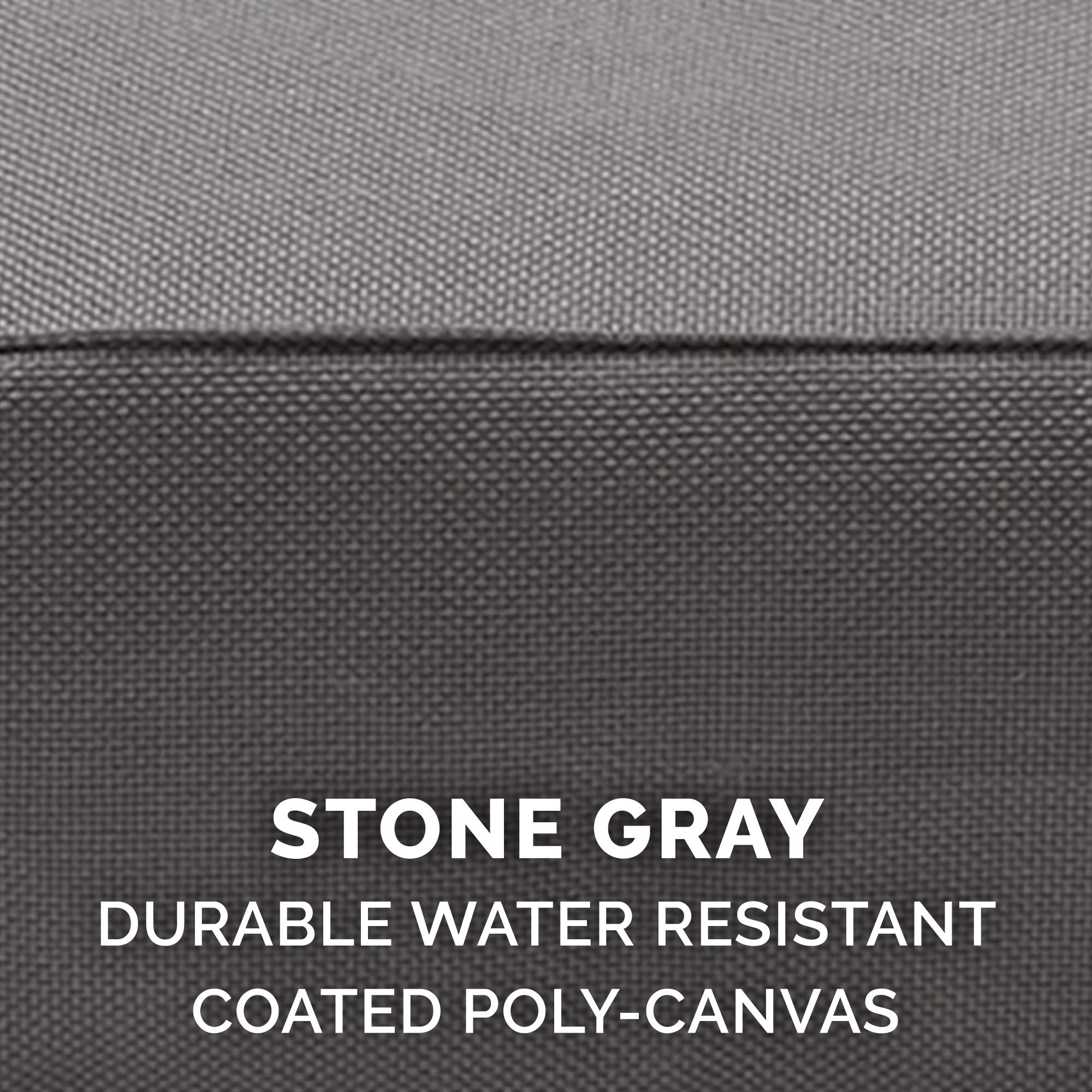 Furhaven Water-Resistant Dog Bed Cover - Washable Oxford Polycanvas Mattress Protector for Indoor/Outdoor Use, Stone Gray, Jumbo (X-Large) - Perfect for Sofas, Crates & Pet Travel