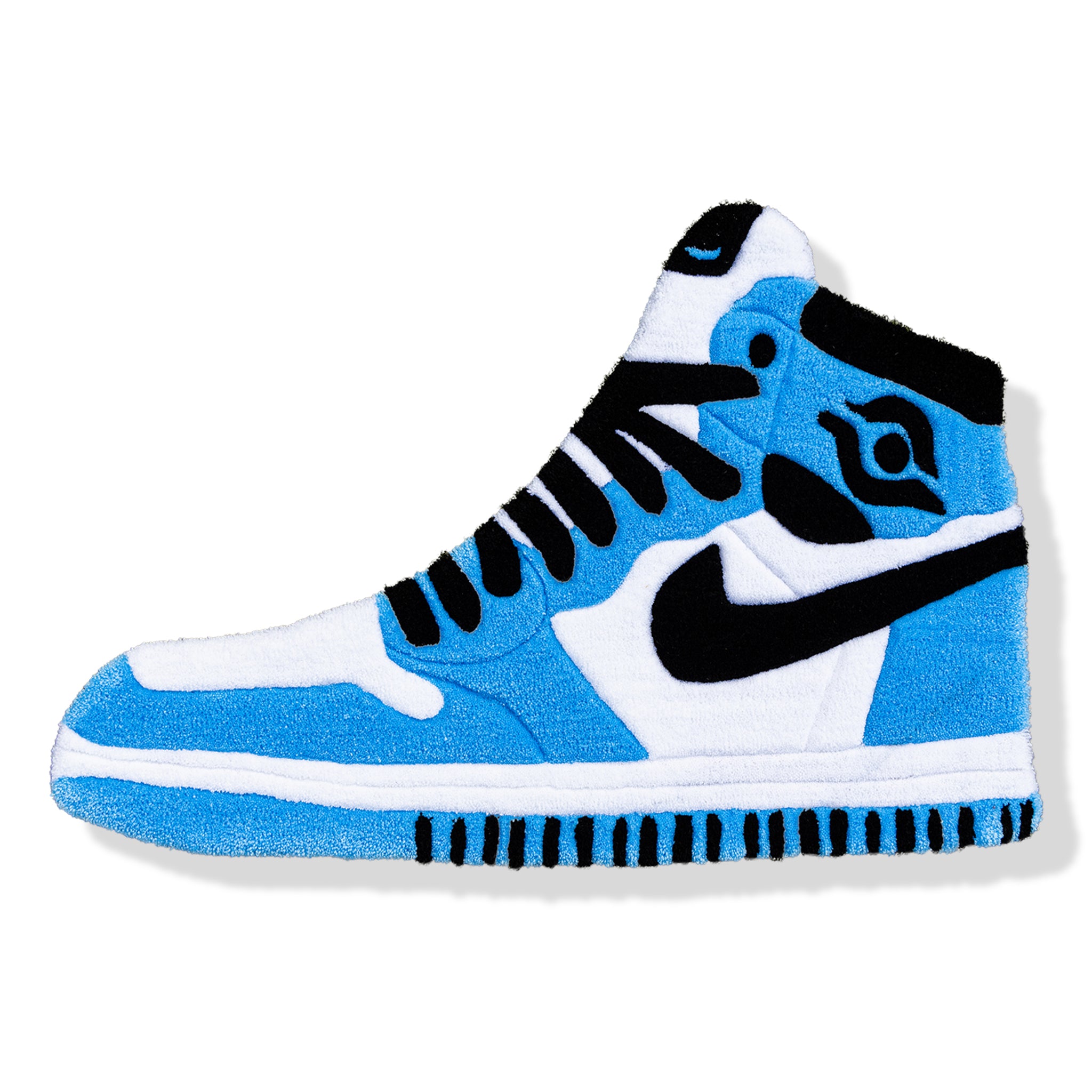 Air Jordan 1 OG UNC Custom Handmade Rug - Premium Sneaker Themed Home Decor for Basketball Fans & Sneakerhead Rooms