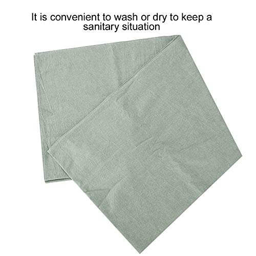Premium Salon Bed Sheet - 6 Color Soft Cotton Massage & SPA Couch Cover with Face Breath Hole | Green | Ideal for Beauty Salons, Spas & Home Massage Treatments