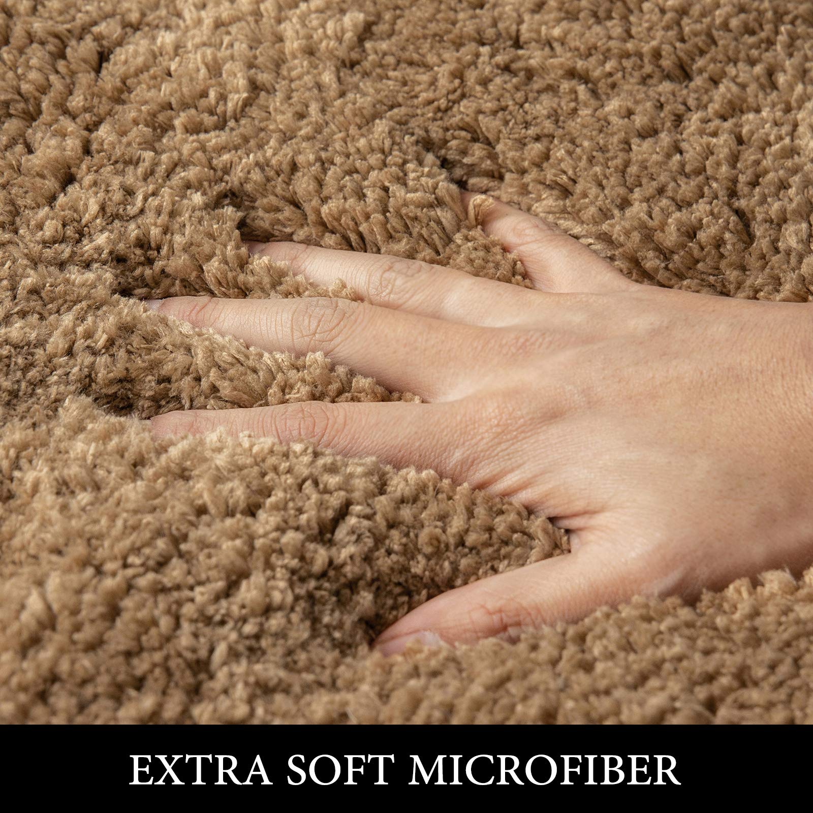 Non-Slip Bathroom Rug - Soft Microfiber Mat (16x24