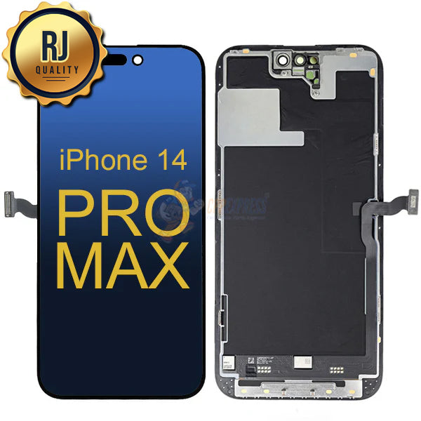 iPhone 14 Pro Max 120Hz LCD Display Touch Screen Digitizer Assembly - High Quality RJ Replacement Part (Black) | Perfect for Screen Repair, DIY Fixes & Device Restoration