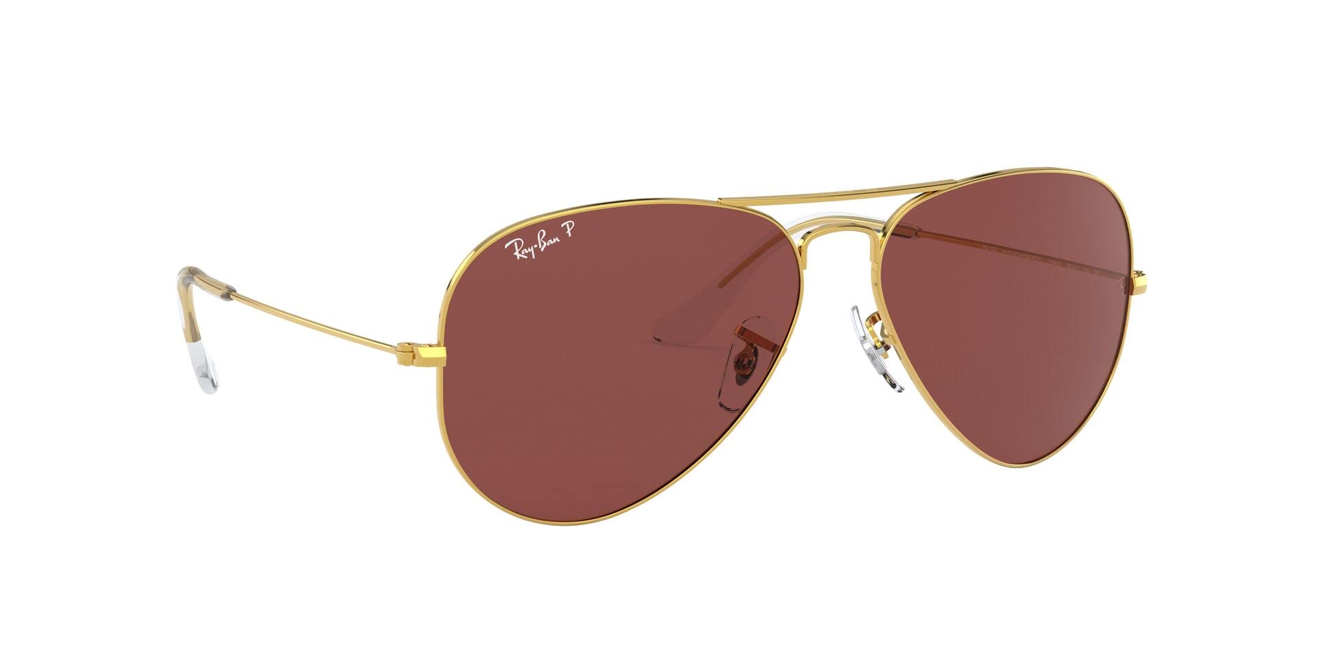 Ray-Ban RB3025 Classic Polarized Aviator Sunglasses for Men & Women - UV Protection, Lightweight Metal Frame - Perfect for Driving, Travel & Outdoor Activities
