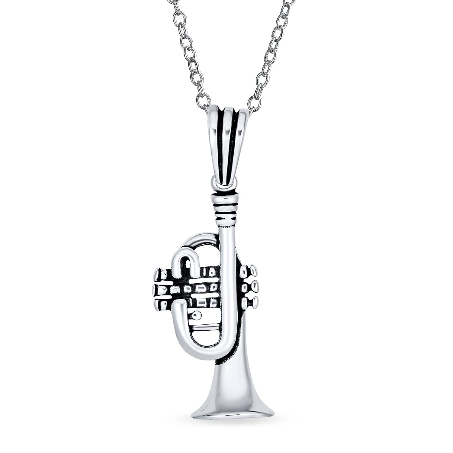 925 Sterling Silver Saxophone Pendant Necklace for Musicians, Teachers, Students & Jazz Lovers – Perfect Gift for Women & Teens – Elegant Jewelry for Concerts, Music Classes & Special Occasions