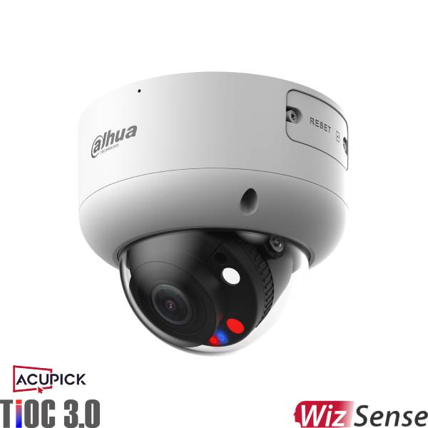 Dahua 8MP Tioc Acupick Motorized Dome Security Camera - DH-IPC-HDBW3849R1-ZAS-PV-ANZ-S2 for Home & Business Surveillance, Indoor/Outdoor Use