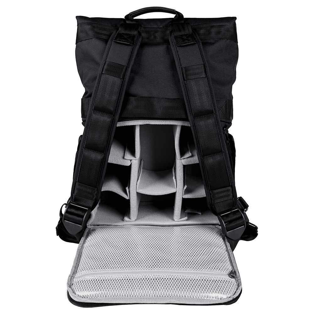 Promaster Jasper Halfpack DSLR Camera Backpack - Waterproof & Durable Daypack for Photographers (Black) - Perfect for Travel, Hiking & Outdoor Photography