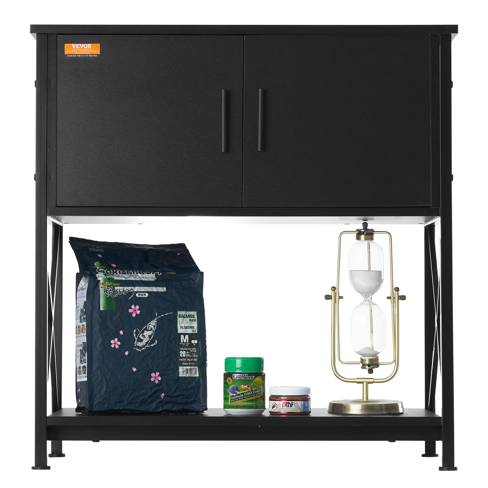 VEVOR 29 Gallon Aquarium Stand - Heavy Duty Steel & MDF Fish Tank Stand for Reptiles/Turtles (28.7