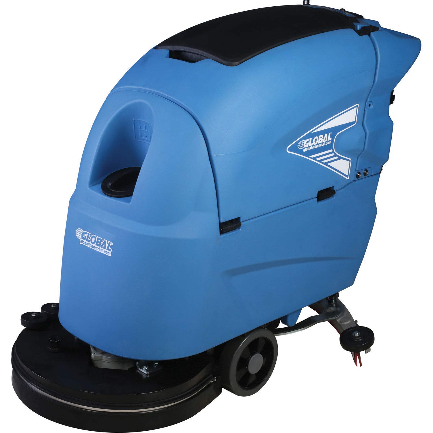 20 Inch Auto Floor Scrubber with Traction Drive & Dual 115 Amp Batteries - Commercial & Industrial Cleaning for Warehouses, Factories & Large Spaces