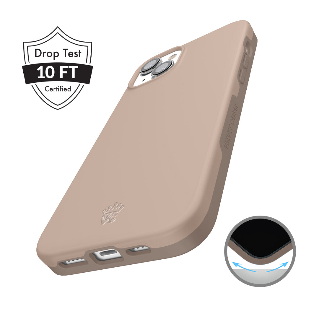 Premium Toasted Almond iPhone Case - Slim Protective Cover for iPhone [Model Numbers] - Durable & Stylish for Everyday Use, Travel, and Outdoor Activities