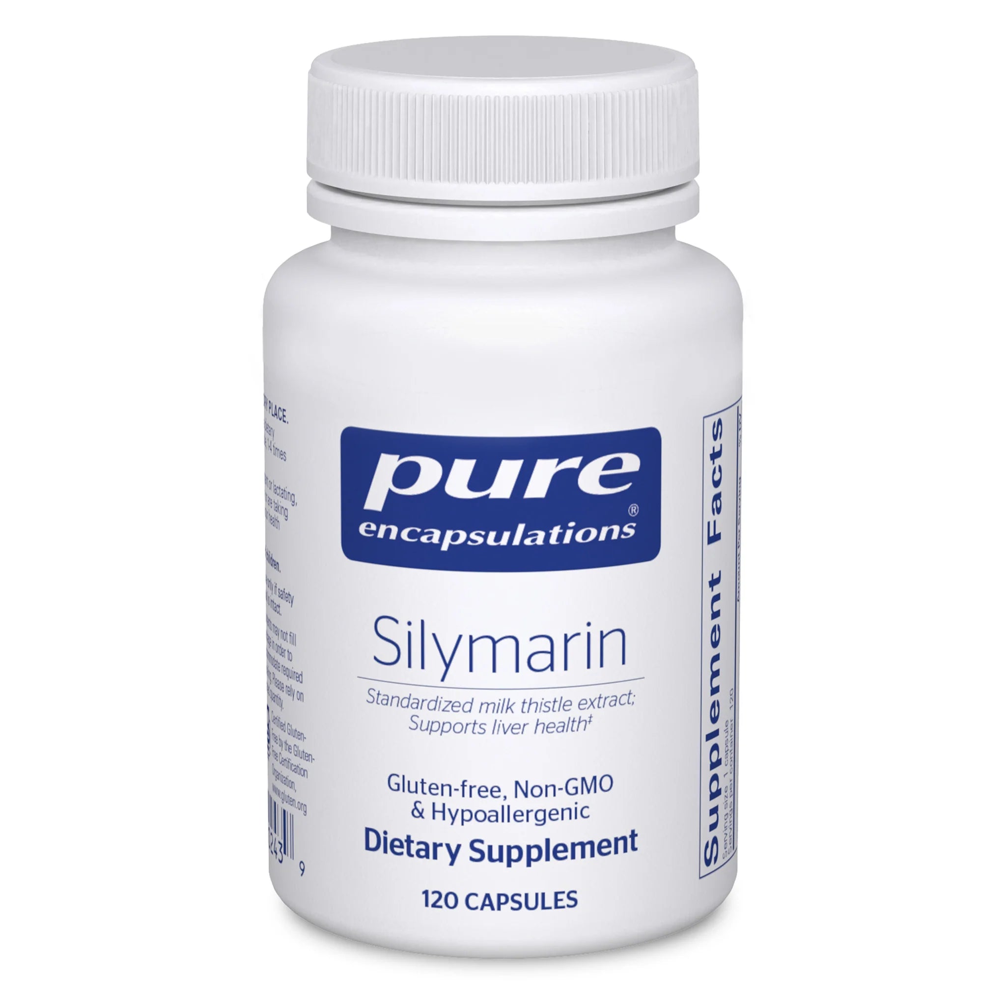 Silymarin Milk Thistle Extract 120 Capsules - Liver Support & Detox Supplement for Men & Women - Natural Antioxidant for Liver Health & Cleansing - Daily Wellness & Detoxification Aid