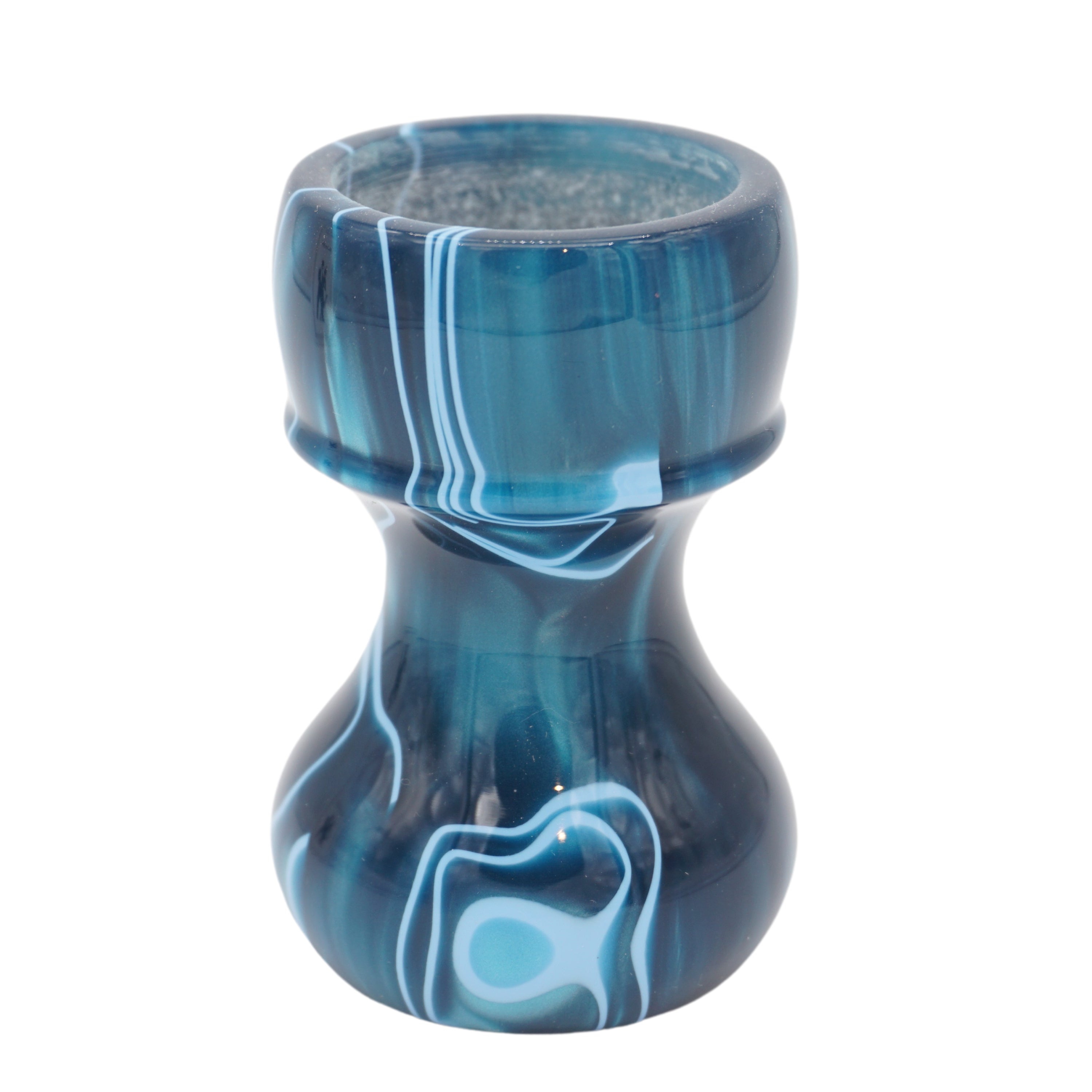 Premium Ocean Waves Handcrafted Shaving Brush Handle for 28mm & 30mm Knots - Perfect for Wet Shaving, Grooming Kits & Luxury Bathroom Accessories