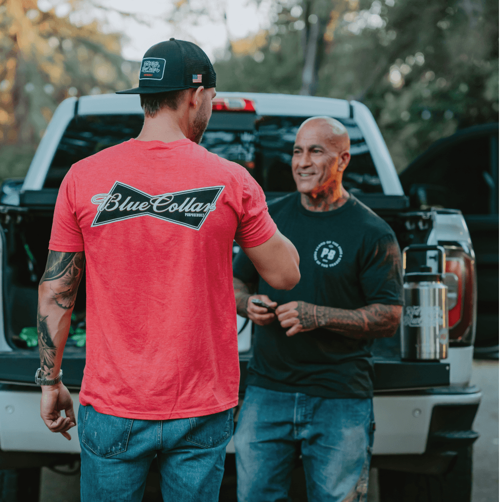 King Of The Trades T-Shirt - Red Frost Color Men's Graphic Tee for Construction Workers & Skilled Tradesmen - Perfect for Job Sites & Casual Wear