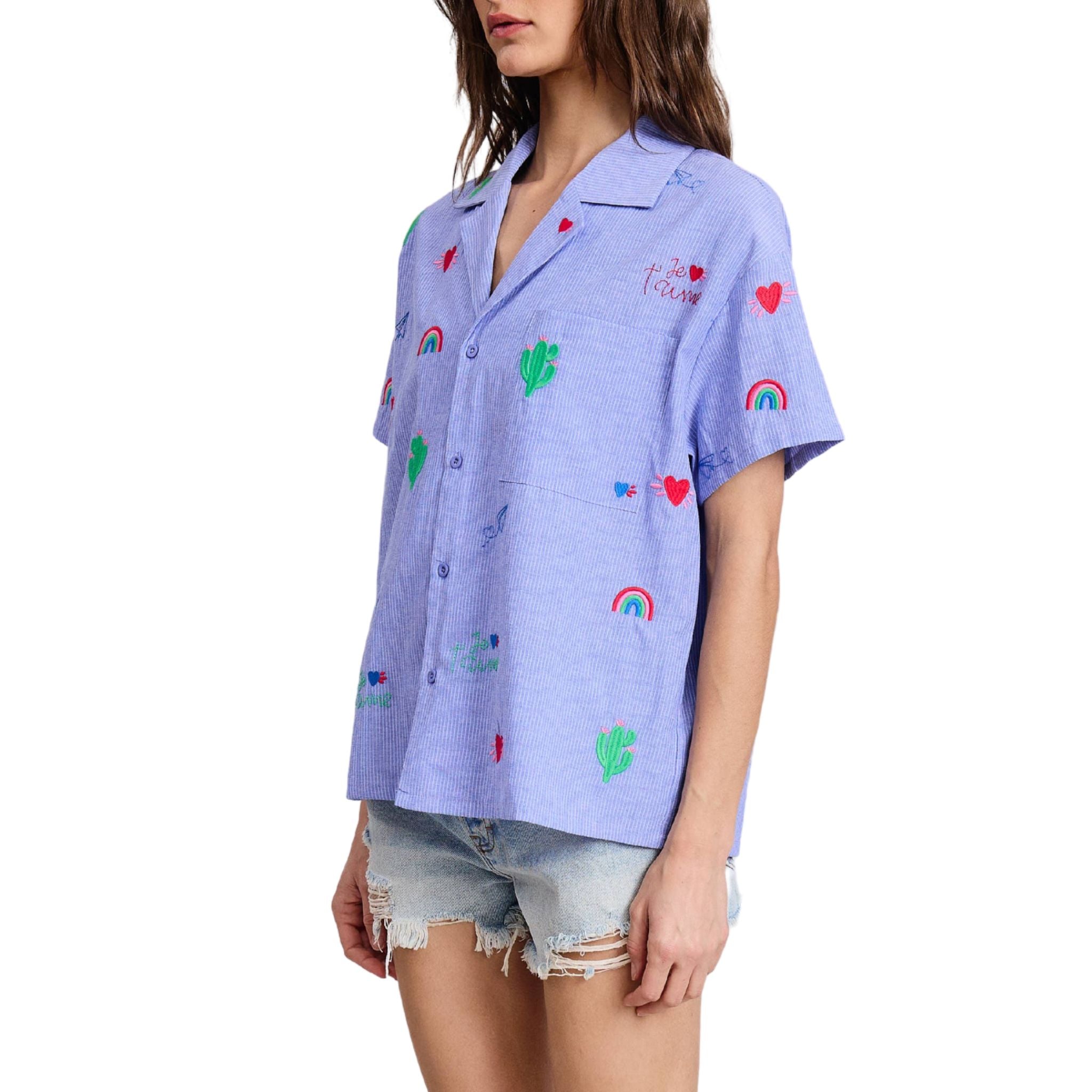 Taylor Woven Short Sleeve Shirt for Men - Casual Button Down Shirt with Comfortable Fit - Perfect for Office, Travel & Summer Outings