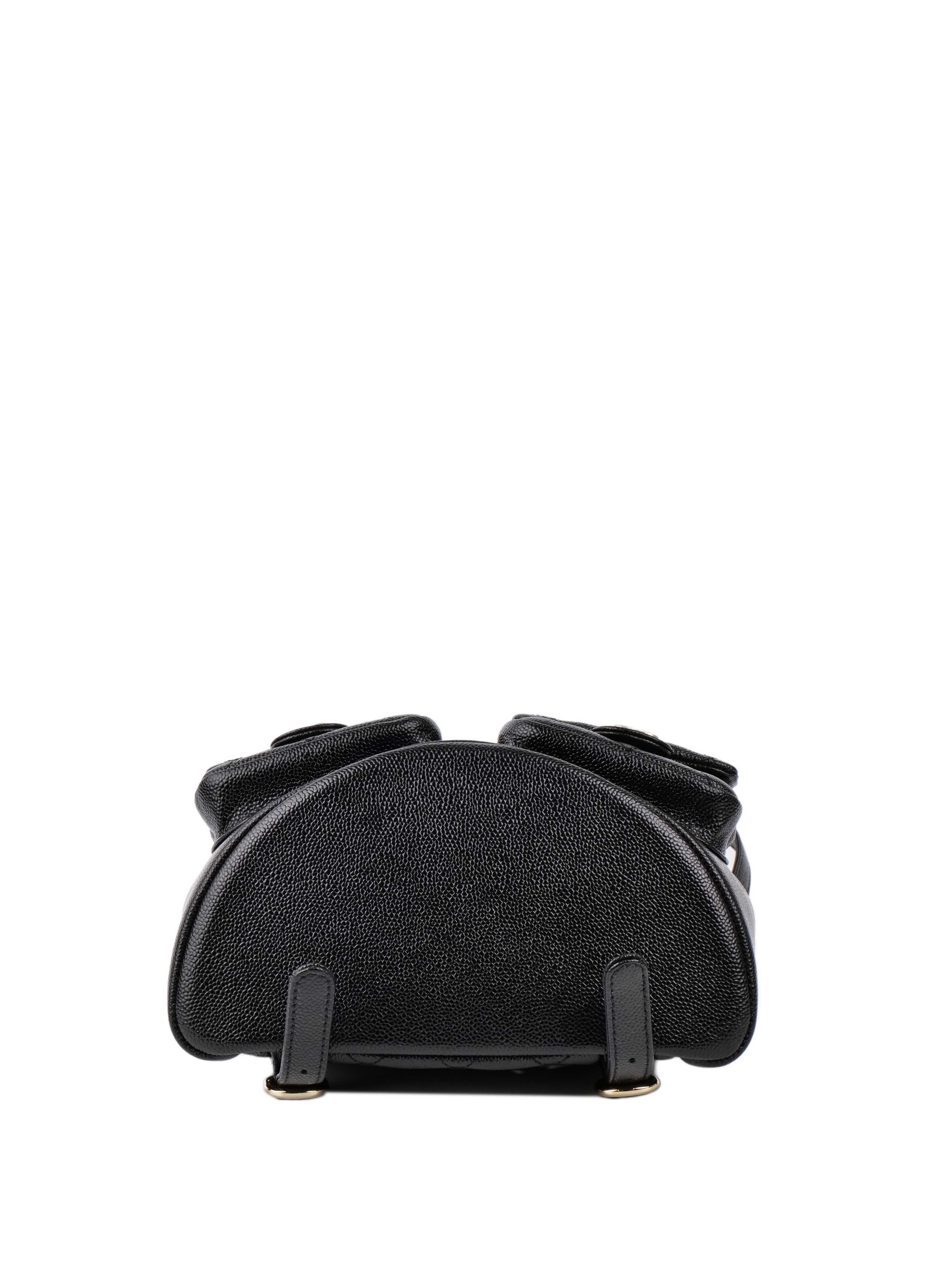 Chanel Black Caviar Leather Backpack for Women | Luxury Designer Handbag for Travel, Work & Everyday Use