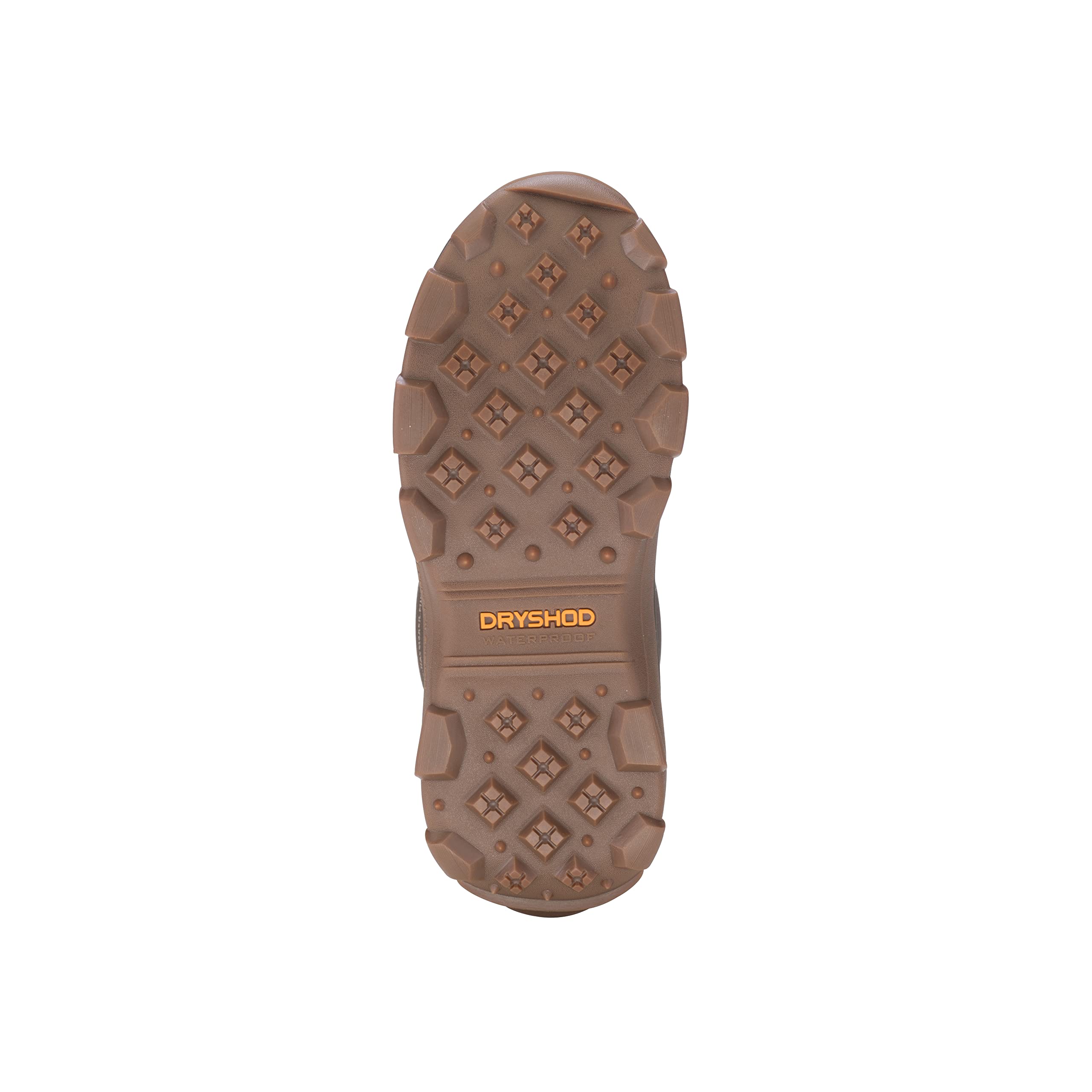 Dryshod Men's Haymaker Mid Waterproof Work Boots - Durable Farm & Ranch Boots for Men, Brown (HAY-MM-BR) - Ideal for Farming, Construction & Outdoor Work