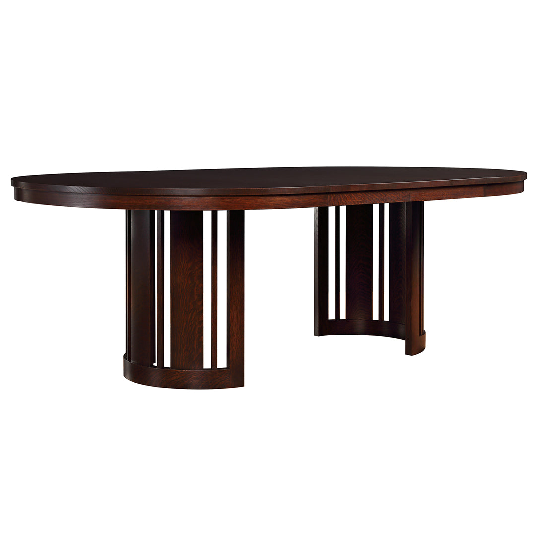 Park Slope Round Dining Table – Modern Wooden Kitchen Table for 4-6 People | Perfect for Small Spaces, Breakfast Nooks & Cozy Family Meals