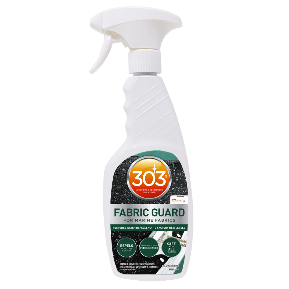 303 Marine Fabric Guard 16oz - Waterproof & UV Protection for Boat Upholstery, Car Seats, Outdoor Furniture - Long-Lasting Fabric Protector Spray